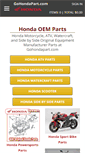 Mobile Screenshot of gohondapart.com